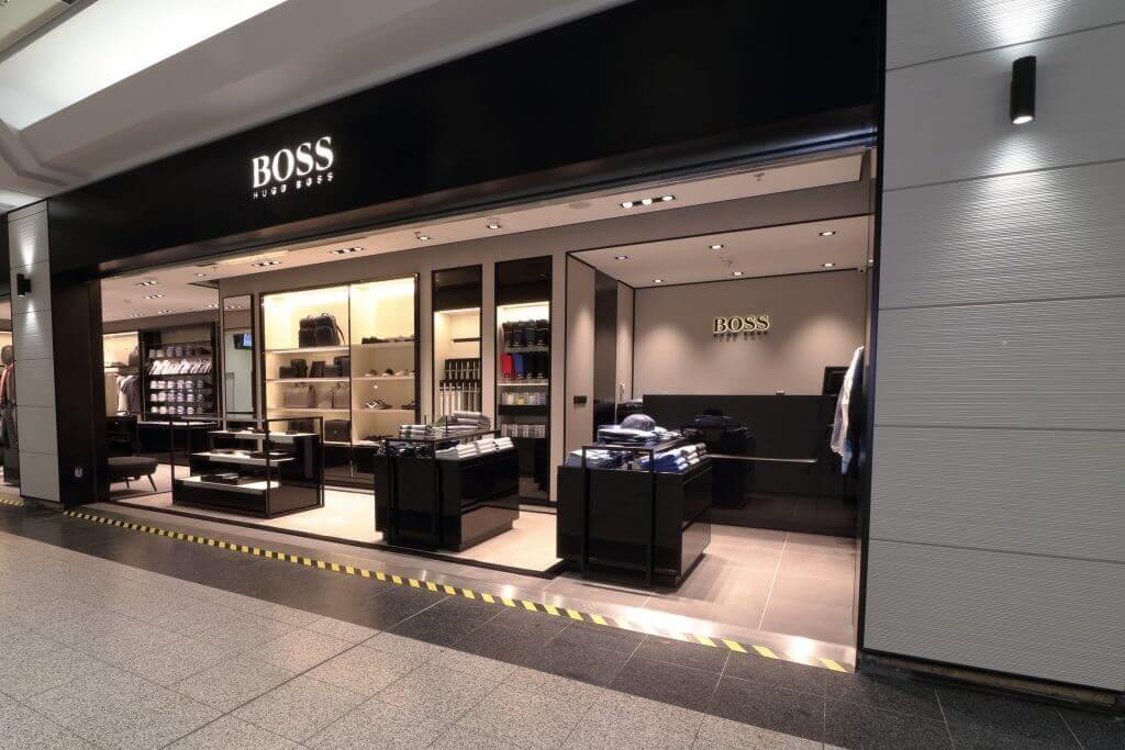 Václav Havel Airport <strong>Hugo Boss</strong> store