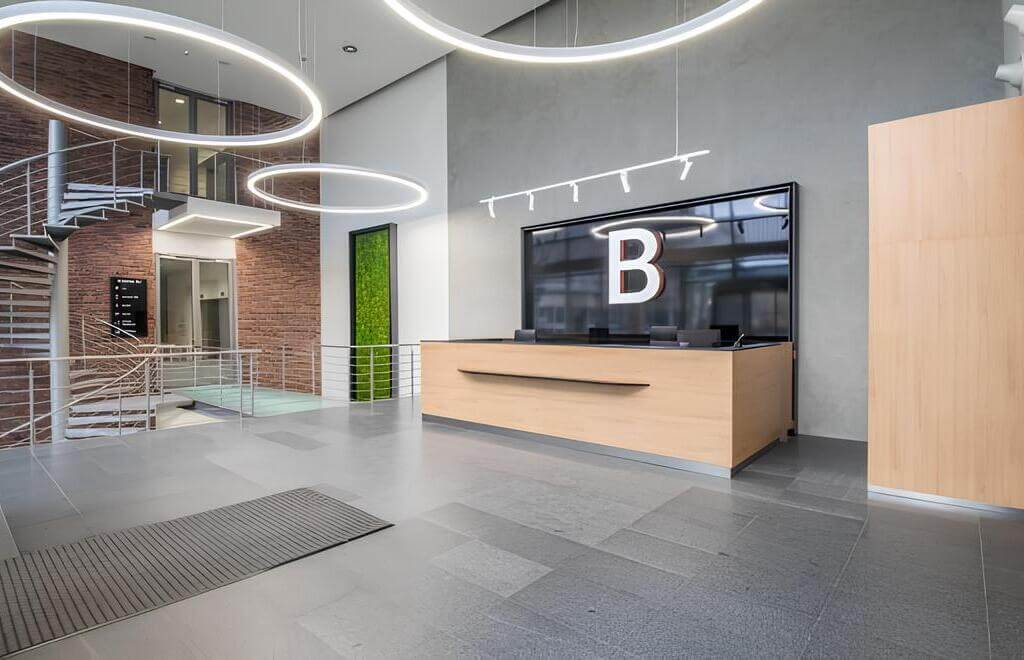 Avenir Business Park vstupní lobby